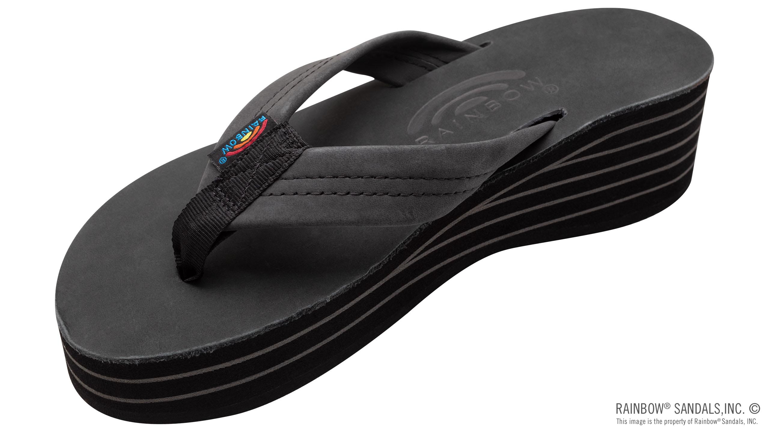Amazon.com | Rainbow Sandals Men's Cloud Sandals, Black