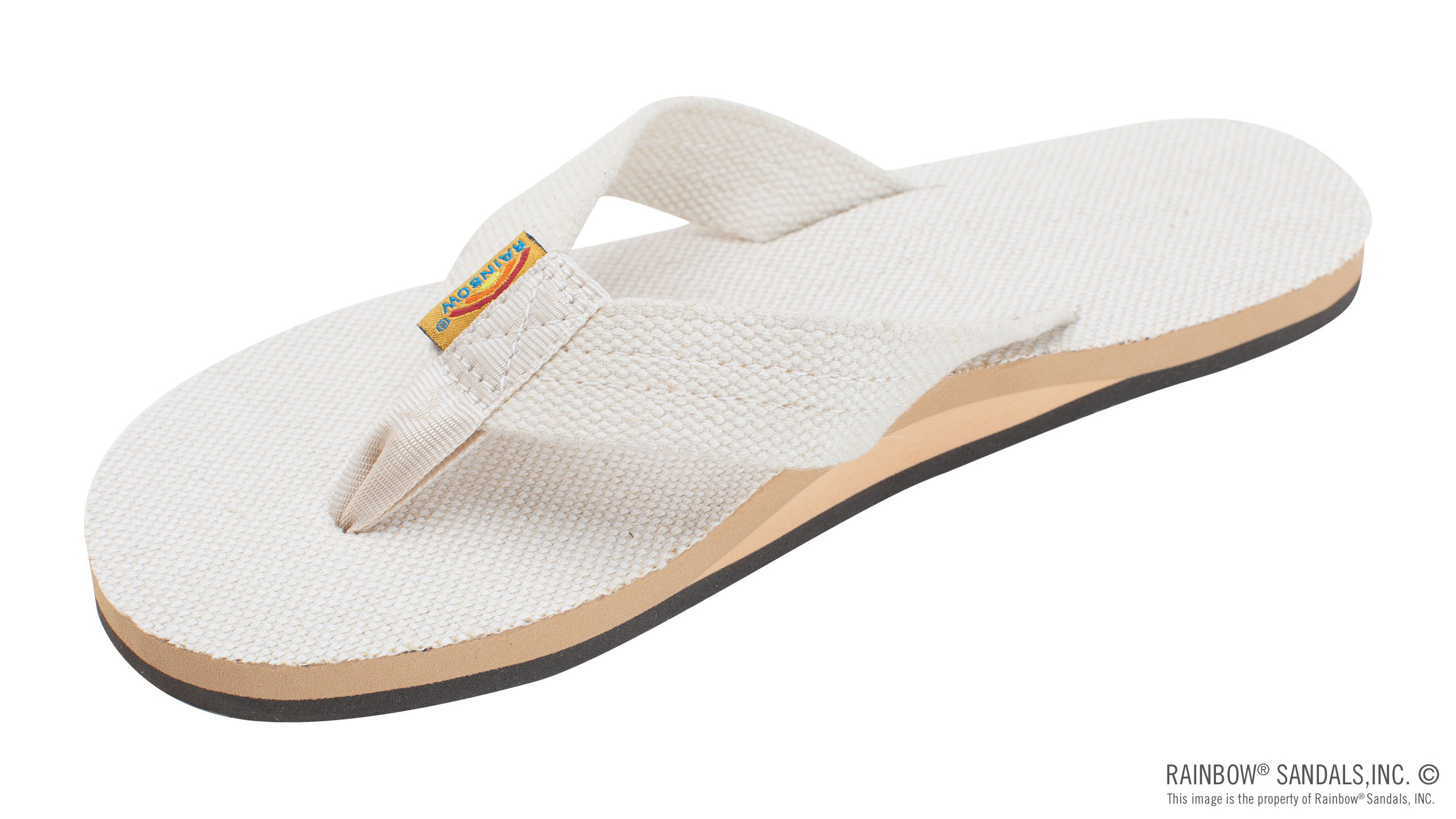 【INCHANT ME】Raebeu Twist Flip Flops Sandals 301AHTS0_1 - Rainbow Sandals