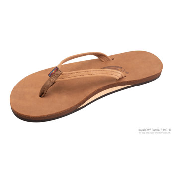 Premier Leather Cinnamon Single Layer Arch Narrow Strap