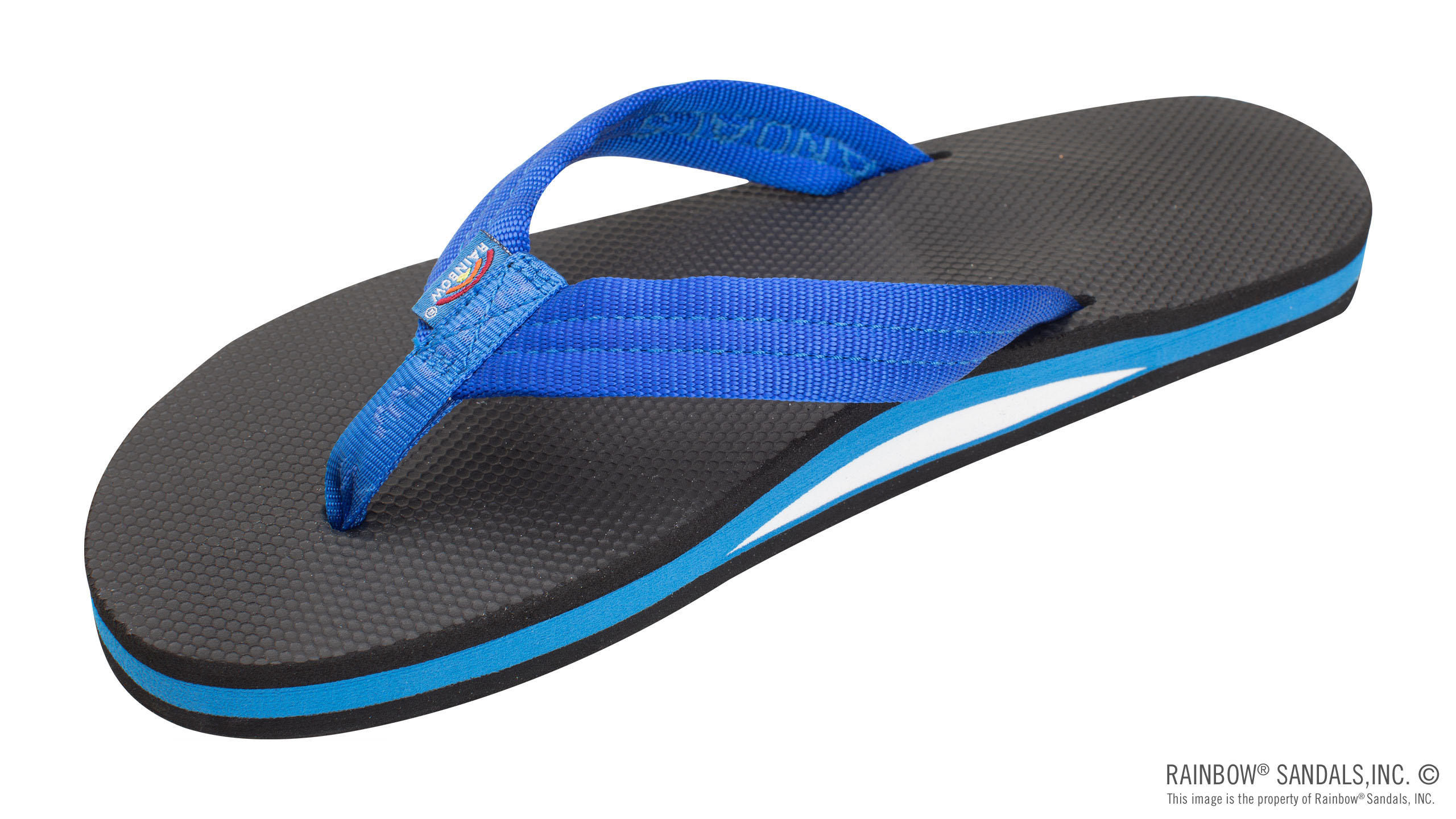 NWOT Canvas Rainbows Blue Flip Flops 301BLUE0_MENS - Rainbow Sandals main image 4