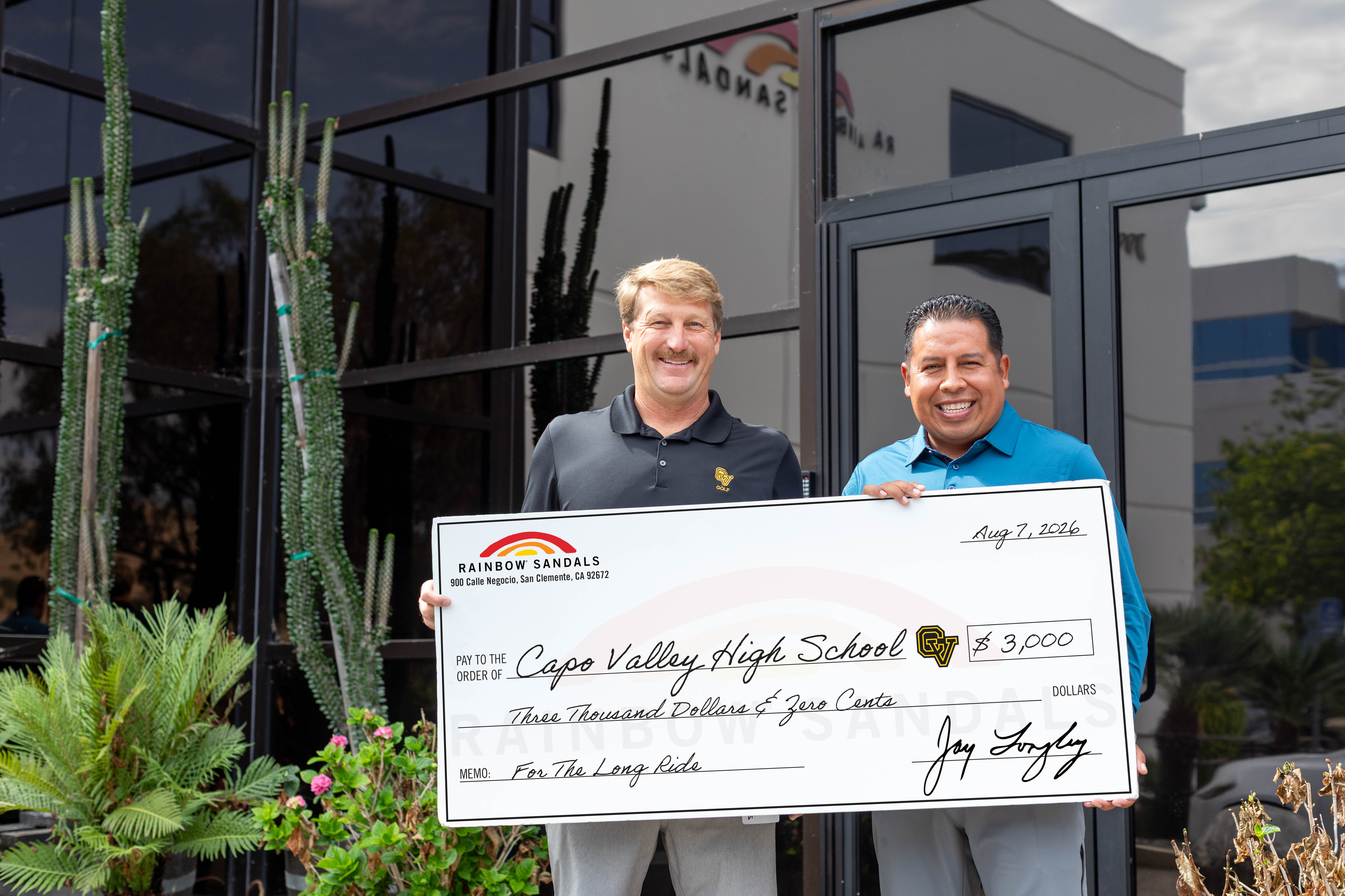 Supporting Capistrano Valley High School's 50th Annual Staff Golf Tournament